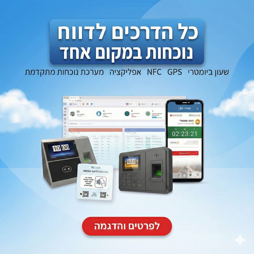 מאגר תמונות החברה שיטות החתמת נוכחות